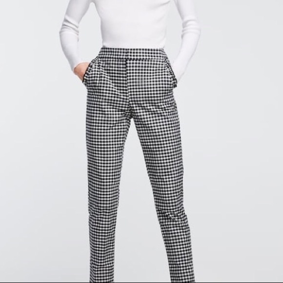 Zara Checked Trouser